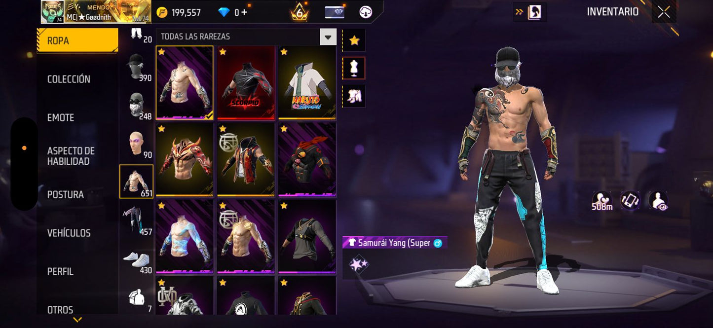 245 FREE FIRE! CUENTA MIXTA! CON 11 EVOS! 5 AL NIVEL MAXIMO!! Y BUENAS ARMAS! MAS DE 650 PECHOS!! INCUBADORAS COMO YING YANG! CUERNITOS!! CUELLO DE TORTUGA! MUCHA ROPA DE EVENTO! INCUBADORAS! RULETAS! PASES Y CUBOS!! PUÑOS Y ANGELICALES!! PERFECTAS...