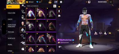 245 FREE FIRE! CUENTA MIXTA! CON 11 EVOS! 5 AL NIVEL MAXIMO!! Y BUENAS ARMAS! MAS DE 650 PECHOS!! INCUBADORAS COMO YING YANG! CUERNITOS!! CUELLO DE TORTUGA! MUCHA ROPA DE EVENTO! INCUBADORAS! RULETAS! PASES Y CUBOS!! PUÑOS Y ANGELICALES!! PERFECTAS...