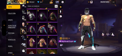 245 FREE FIRE! CUENTA MIXTA! CON 11 EVOS! 5 AL NIVEL MAXIMO!! Y BUENAS ARMAS! MAS DE 650 PECHOS!! INCUBADORAS COMO YING YANG! CUERNITOS!! CUELLO DE TORTUGA! MUCHA ROPA DE EVENTO! INCUBADORAS! RULETAS! PASES Y CUBOS!! PUÑOS Y ANGELICALES!! PERFECTAS...