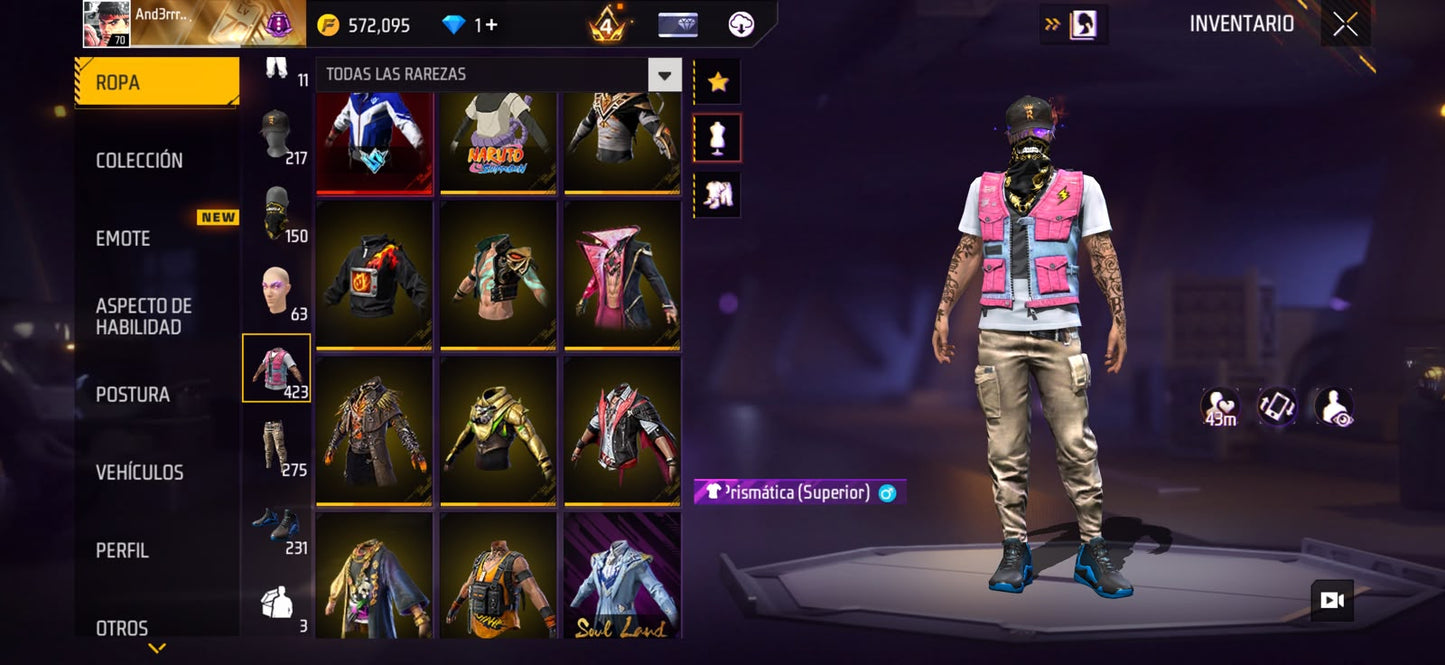 🔥 Cuenta Free Fire