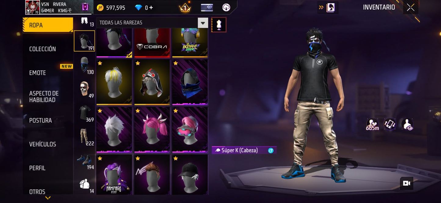 🔥 Cuenta Free Fire