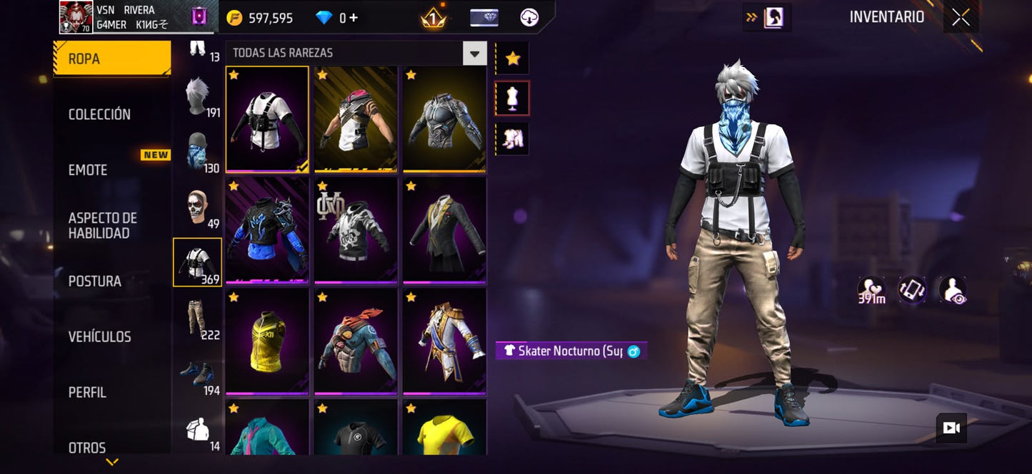 🔥 Cuenta Free Fire