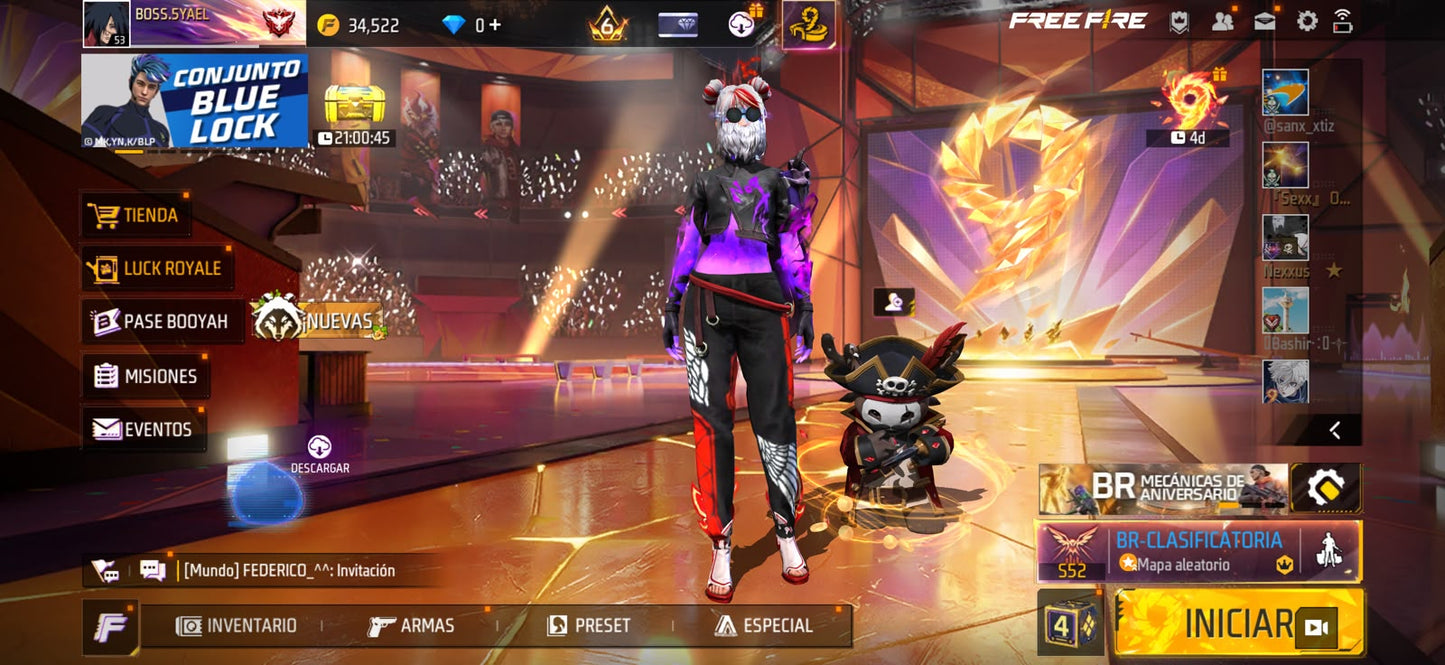 🔥 Cuenta Free Fire