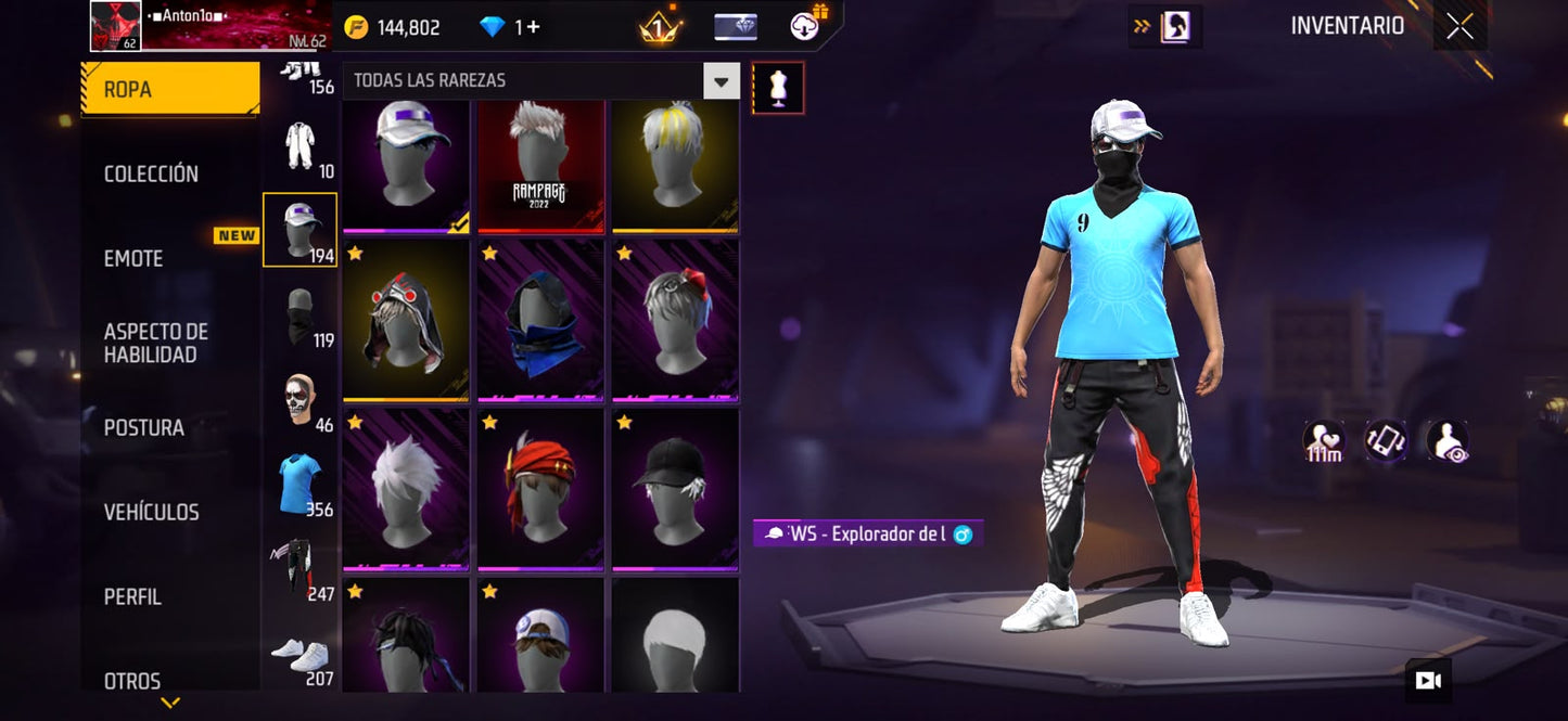 🔥 Cuenta Free Fire