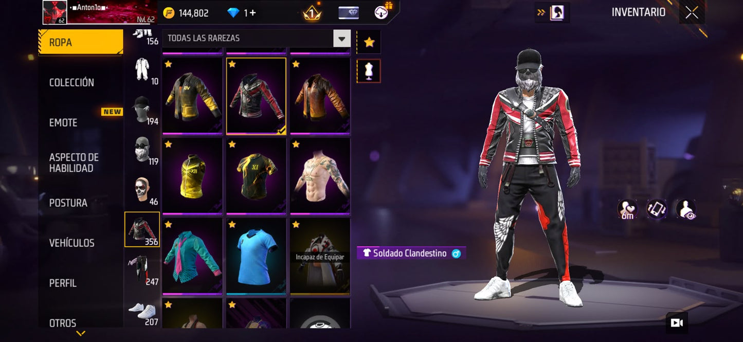 🔥 Cuenta Free Fire