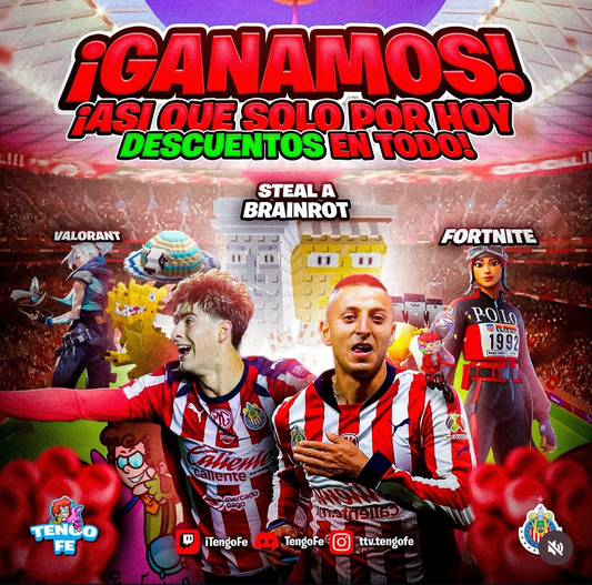 GANARON LAS CHIVAS ASÍ QUE SE VIENE UN GRAN STOCK GRACIAS A ESO! MUCHÍSIMOS GRIALES @everyone 🐐