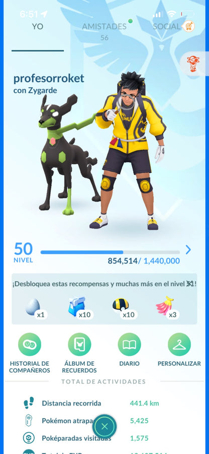 ⚡ Cuenta Pokémon