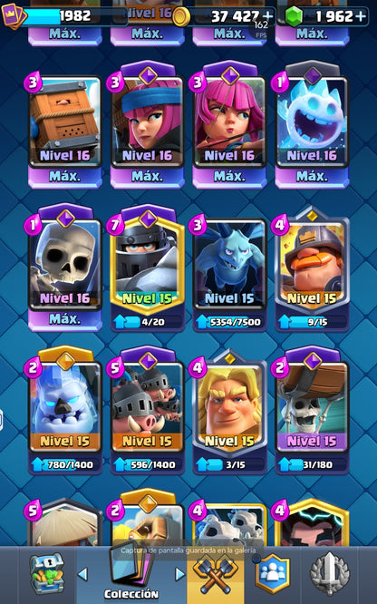 👑 Cuenta Clash Royale