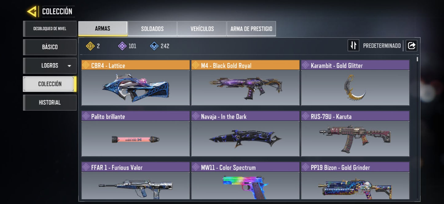 🎖️ Cuenta COD Mobile