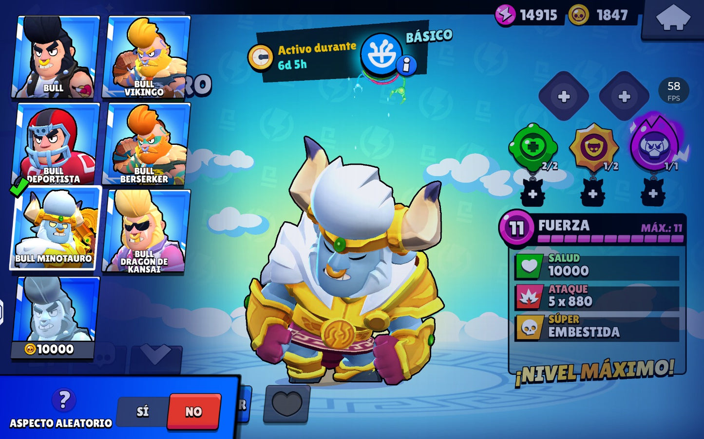 ⚡ Cuenta Brawl Stars