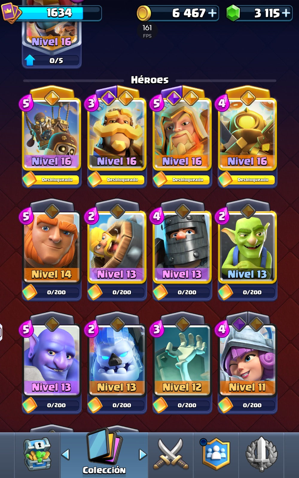 👑 Cuenta Clash Royale