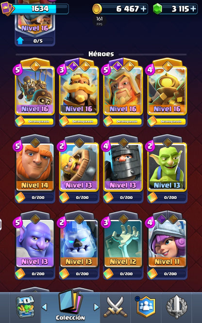 👑 Cuenta Clash Royale