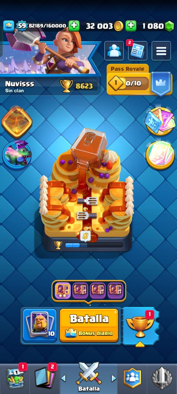 477 CLASH! CON 8623 COPAS! 1 CARTAS AL NIVEL16! 12 CARTAS AL NIVEL 15! 46 CARTAS AL NIVEL 14! 14 CARTAS EVOLUTIVAS CONSEGUIDAS! 129 EMOTES! 22 TORRES! INSIGNIA DE 8 AÑOS! (1399 MX) @everyone