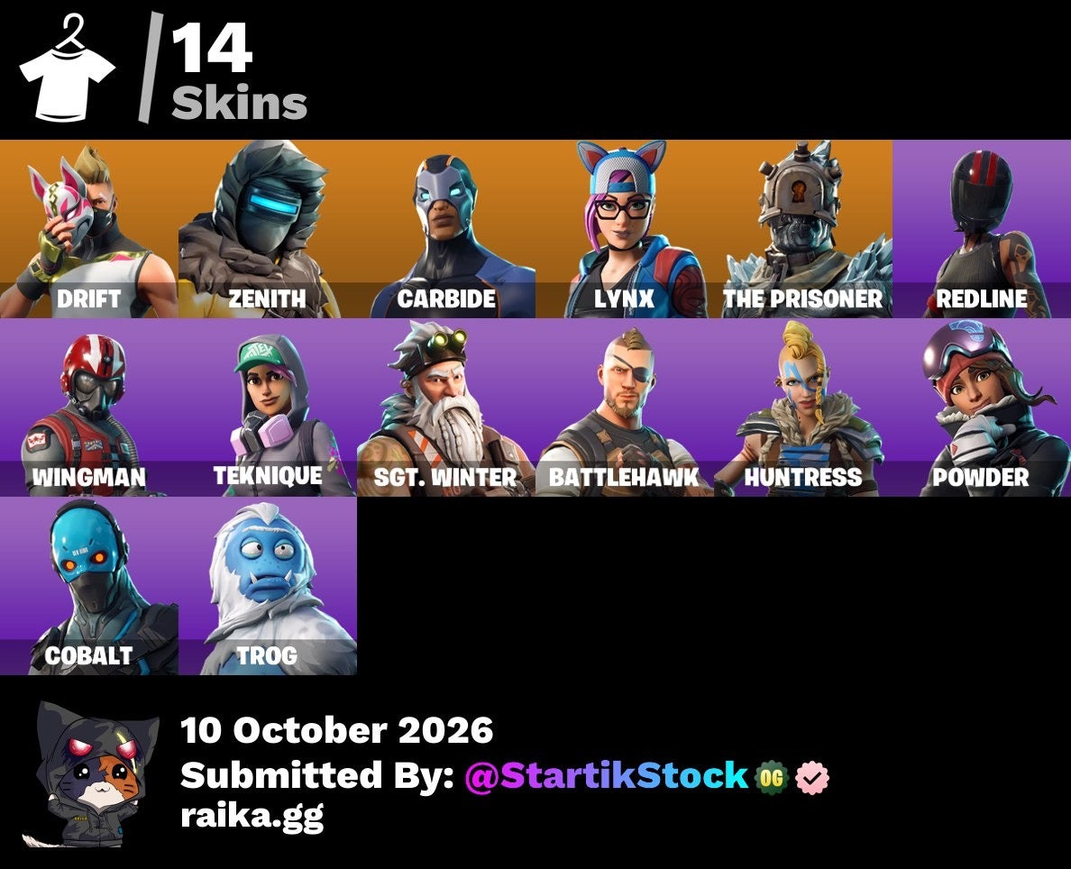 🎮 Cuenta Fortnite