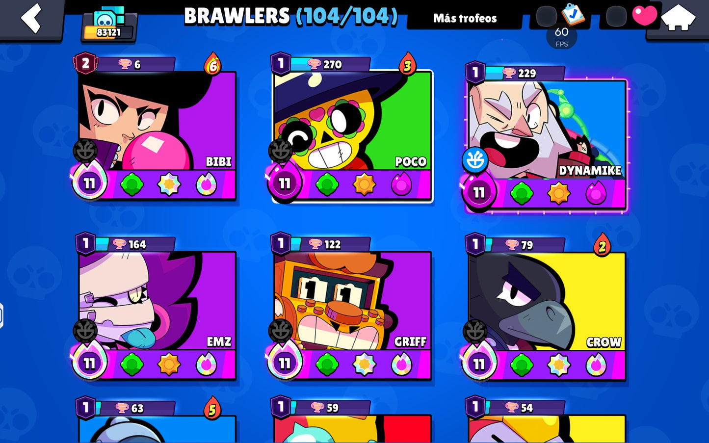 ⚡ Cuenta Brawl Stars