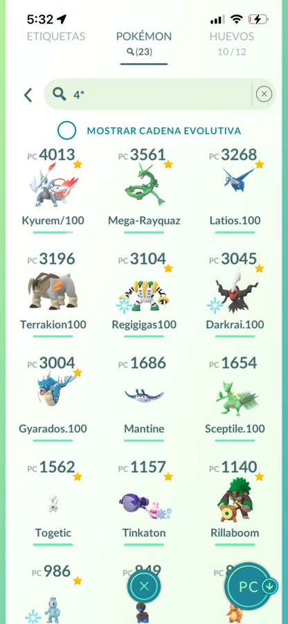 ⚡ Cuenta Pokémon