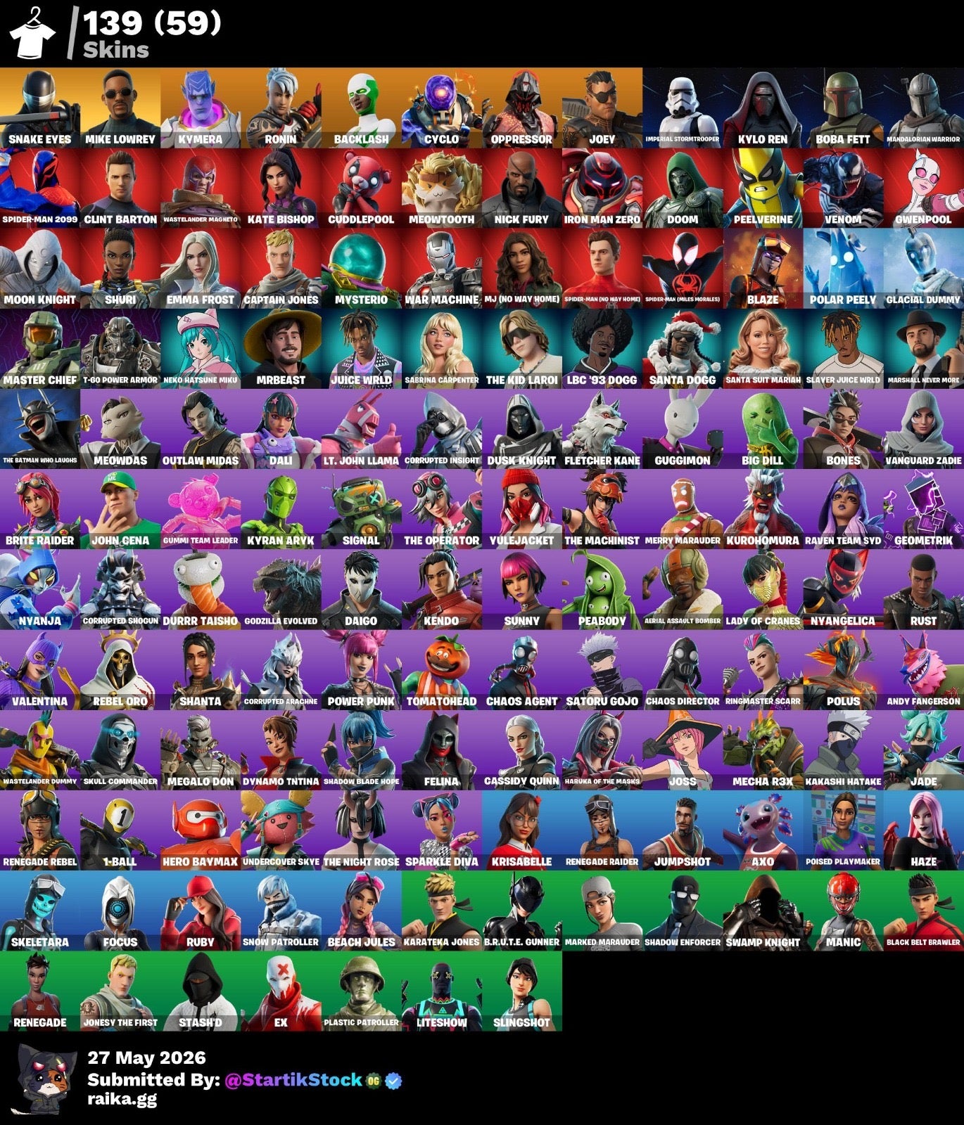 🎮 Cuenta Fortnite