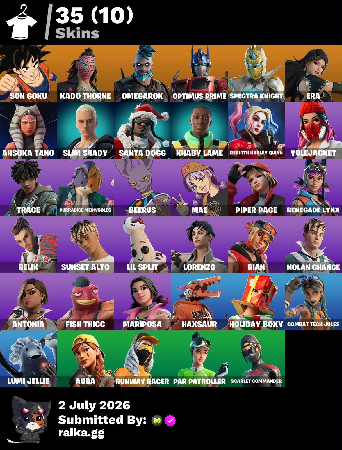🎮 Cuenta Fortnite