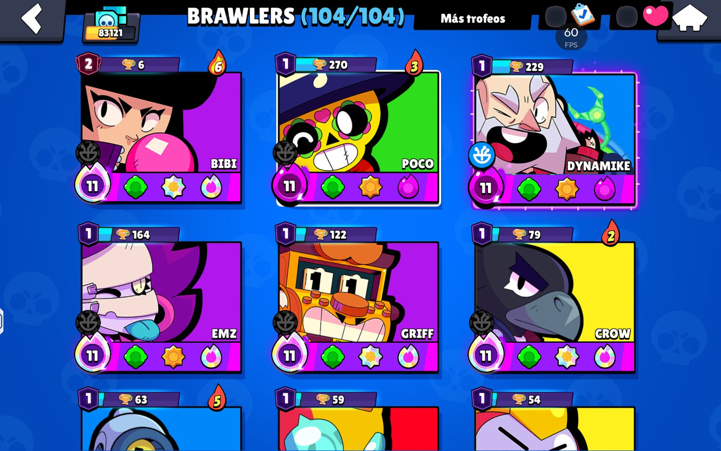 ⚡ Cuenta Brawl Stars