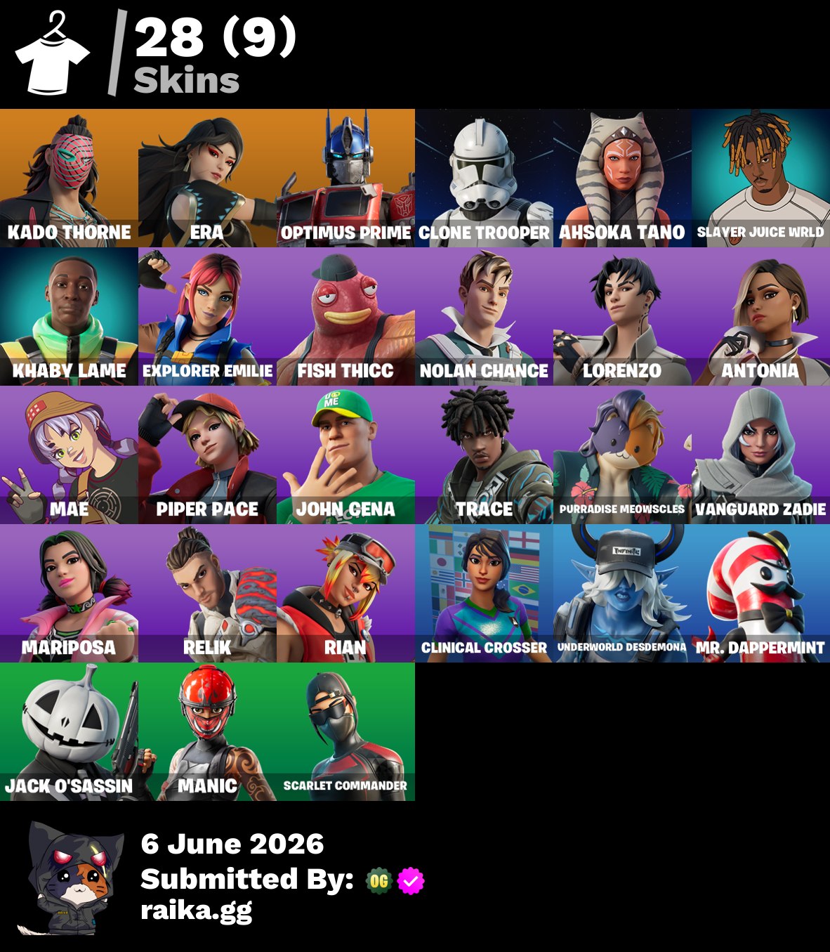🎮 Cuenta Fortnite
