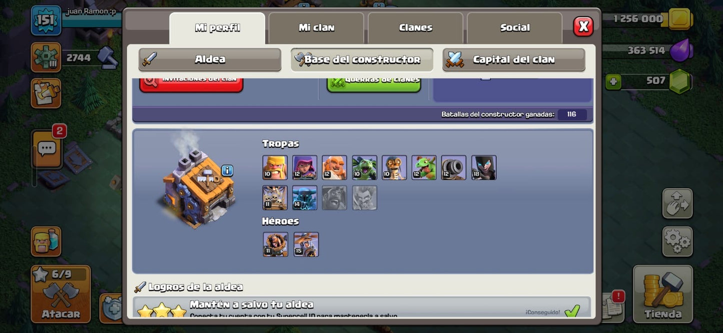 🏰 Cuenta Clash of Clans