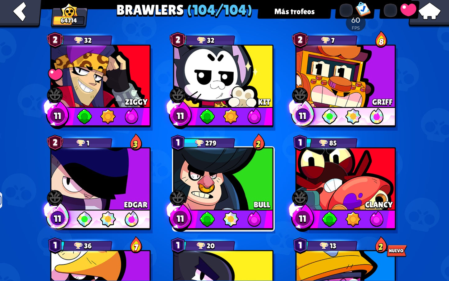 ⚡ Cuenta Brawl Stars