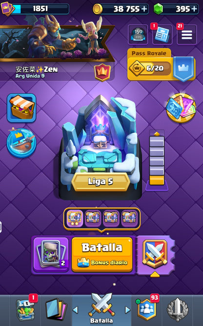 👑 Cuenta Clash Royale