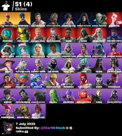 🎮 Cuenta Fortnite