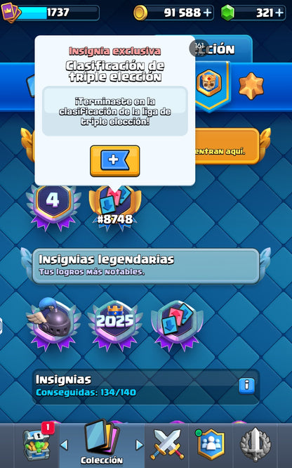👑 Cuenta Clash Royale
