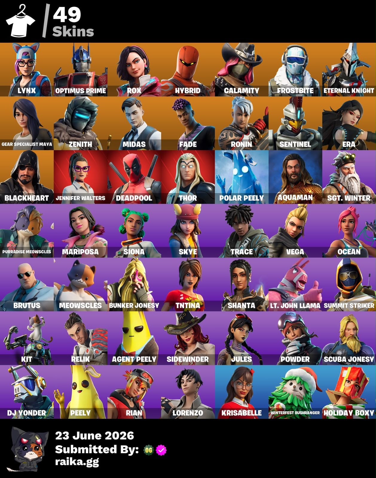 🎮 Cuenta Fortnite