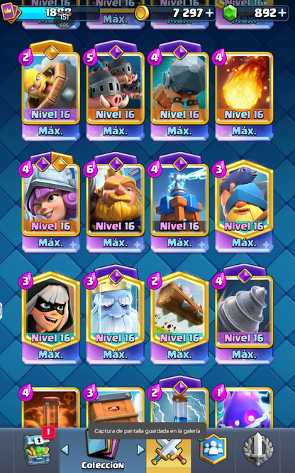 👑 Cuenta Clash Royale