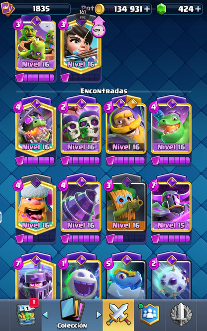 👑 Cuenta Clash Royale