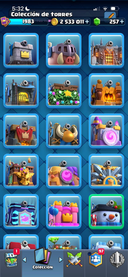 👑 Cuenta Clash Royale