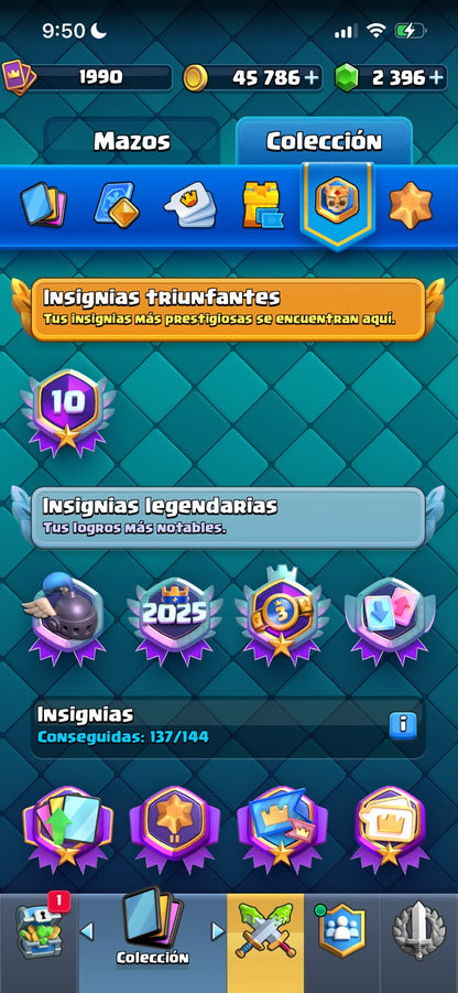 👑 Cuenta Clash Royale