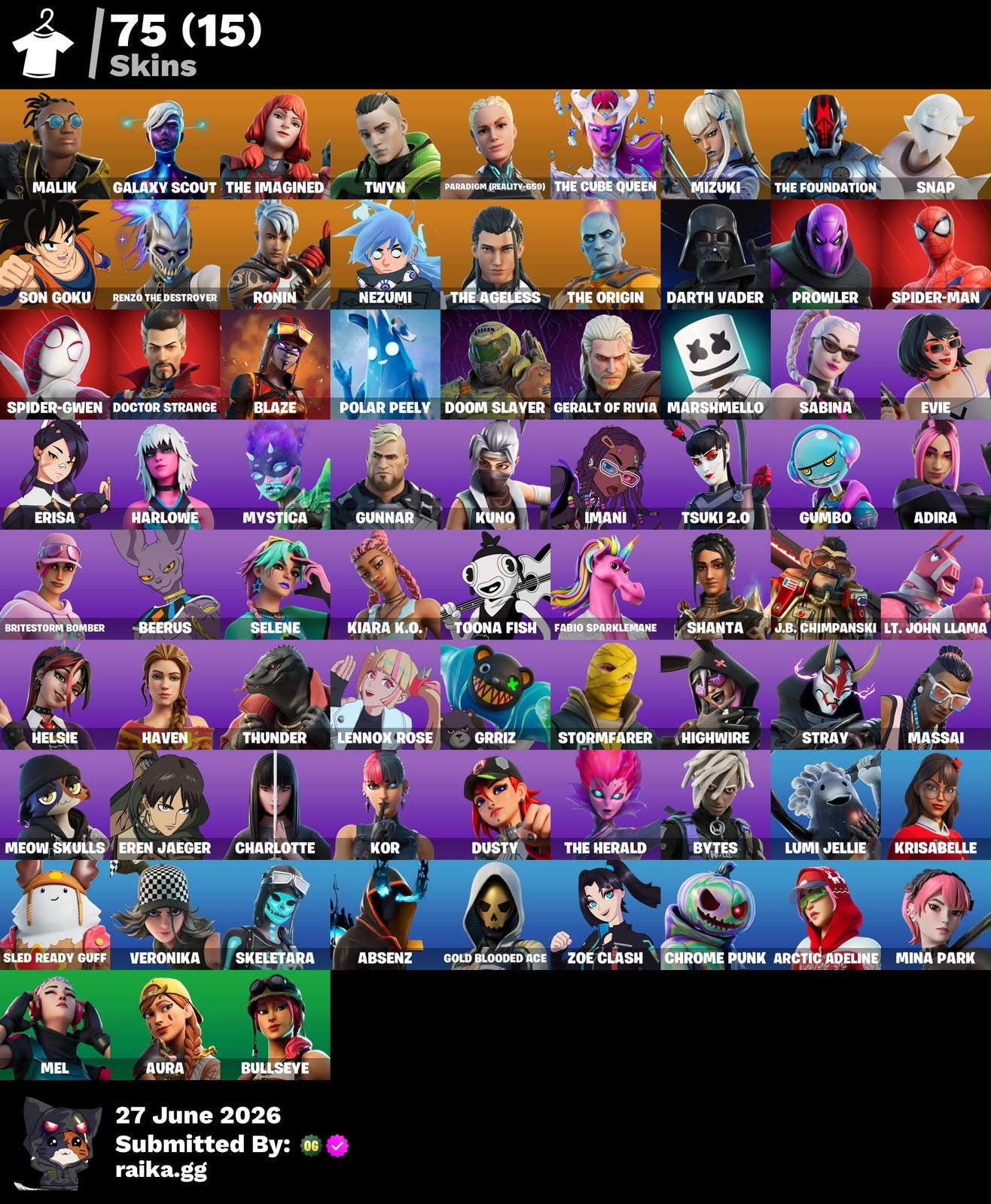 🎮 Cuenta Fortnite