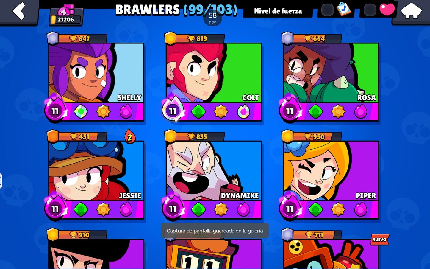 ⚡ Cuenta Brawl Stars