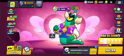 88 BRAWL! CUENTA CON 35074 COPAS! 81/99 BRAWLERS DESBLOQUEADOS! 16 BRAWLERS CON HIPERCARGA! 7 BRAWLERS CON FUERZA MÁXIMA! 2 BRAWLERS CON ASPECTOS LEGENDARIOS! 5 BRAWLERS CON ASPECTOS DE HIPERCARGA! (499 MX) @everyone
