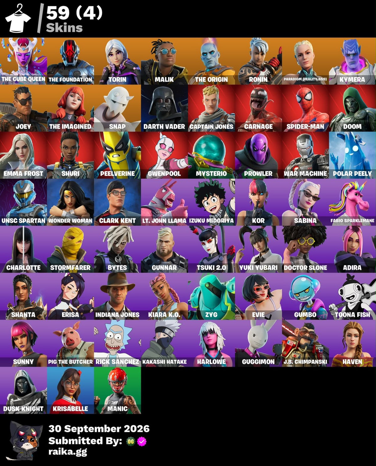 🎮 Cuenta Fortnite