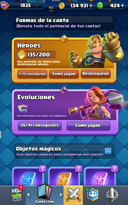 👑 Cuenta Clash Royale