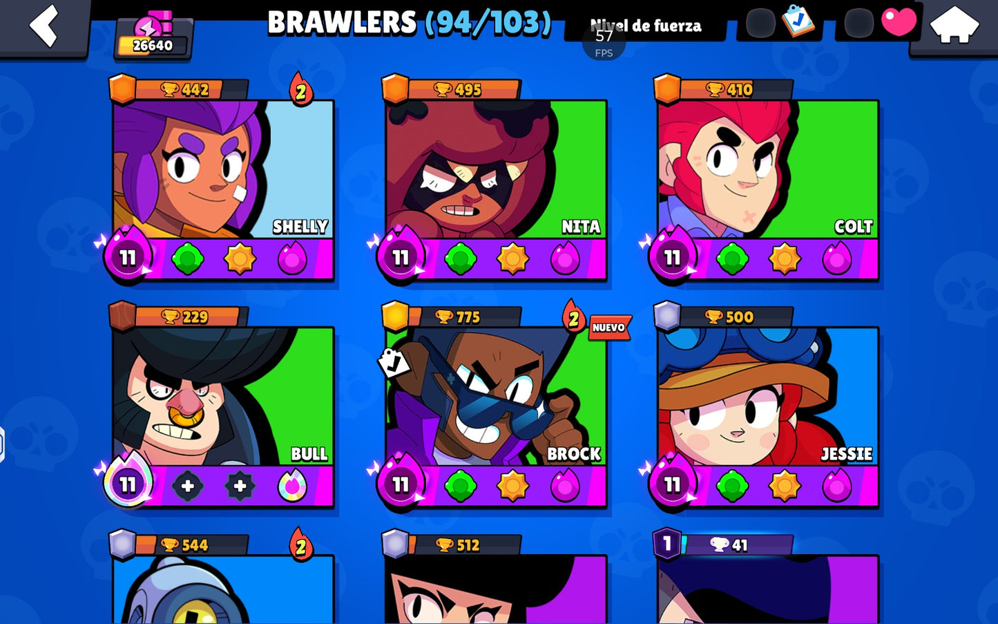 ⚡ Cuenta Brawl Stars