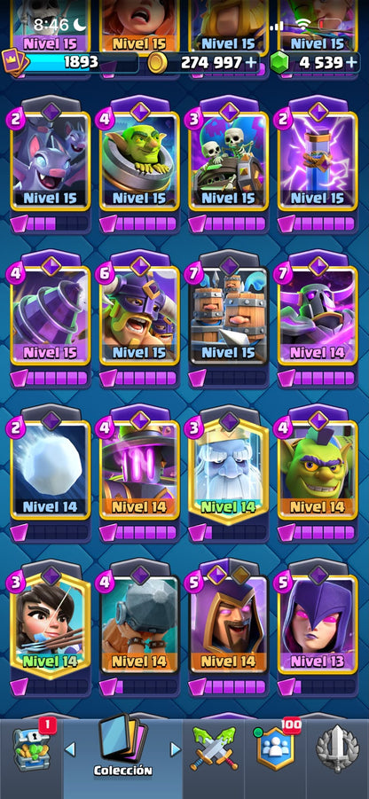 👑 Cuenta Clash Royale