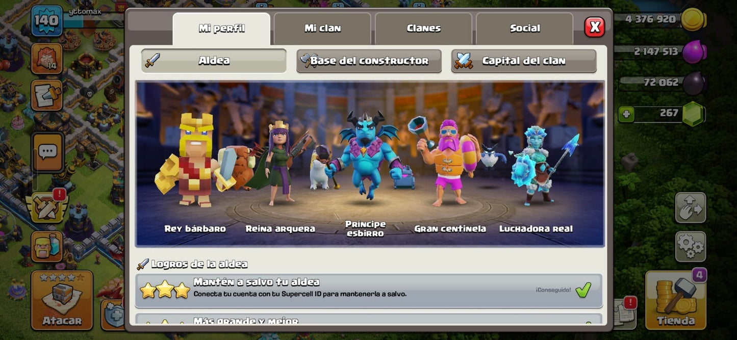 🏰 Cuenta Clash of Clans