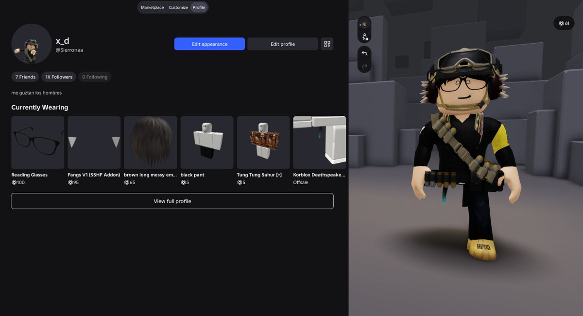 🎮 Cuenta Roblox