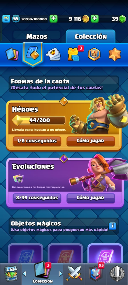 👑 Cuenta Clash Royale