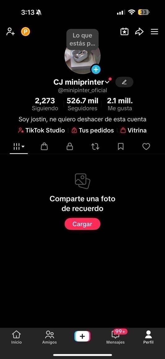GRIAL TIKTOK CON 526.7 MIL SEGUIDORES! 2.1MILLONES DE LIKES! MUCHÍSIMAS VISTAS Y TIENE PERMISOS PARA HACER LIVES! TAMBIÉN PUEDEN MONETIZAR! (10,999mx) @everyone 🔥