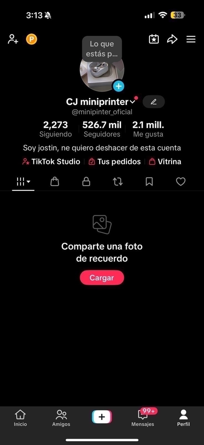 GRIAL TIKTOK CON 526.7 MIL SEGUIDORES! 2.1MILLONES DE LIKES! MUCHÍSIMAS VISTAS Y TIENE PERMISOS PARA HACER LIVES! TAMBIÉN PUEDEN MONETIZAR! (10,999mx) @everyone 🔥