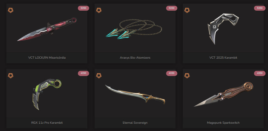 99 VALORANT GRIAL CON VCT LOCK, ARAXYS ATOMIZERS, VCT 2025, REAVER KARAMBIT, VANDAL 2023 CHAMPS, VANDAL KURONAMI, TODOS LOS PERSONAJES DESBLOQUEADOS! PRECIO: OFRECER REGION: LATAM MEX