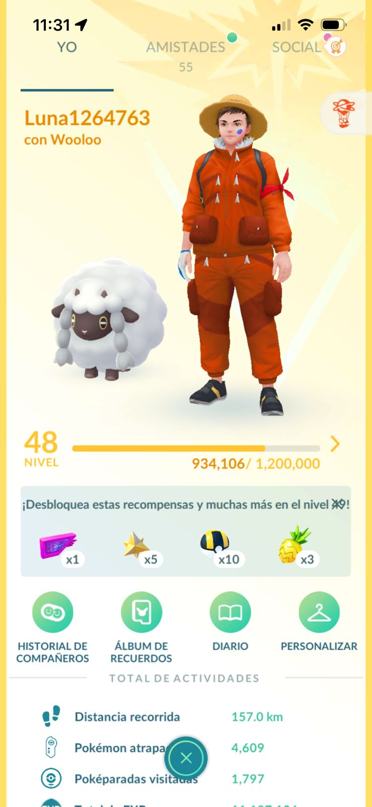 ⚡ Cuenta Pokémon