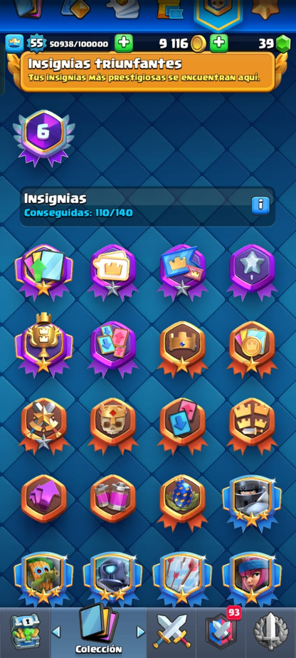 👑 Cuenta Clash Royale