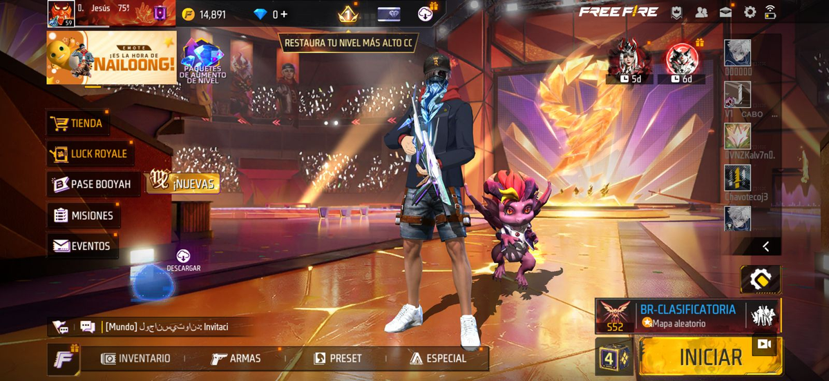 🔥 Cuenta Free Fire